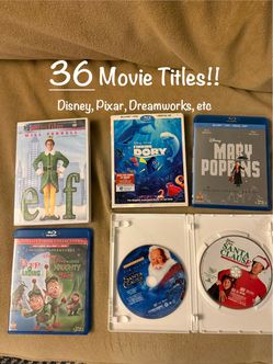 Kids DVD Movie Collection with Carrying Case