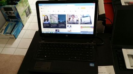 Wireless HP notebook laptop Intel i3 at one point 50 gig rehearse for a gig ram 500 gigabyte hard drive good for high school and college students