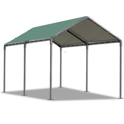 Carport 10x20ft Heavy Duty Car Tent, Portable Garage, Car Shelter, All-Season Tarp Tent for Car, Party，Green 125$ Pick up Phoenix 43rd ave and Indian 