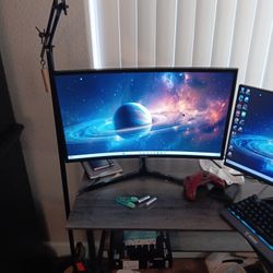 SAMSUNG 27' 60HZ CURVED MONITOR