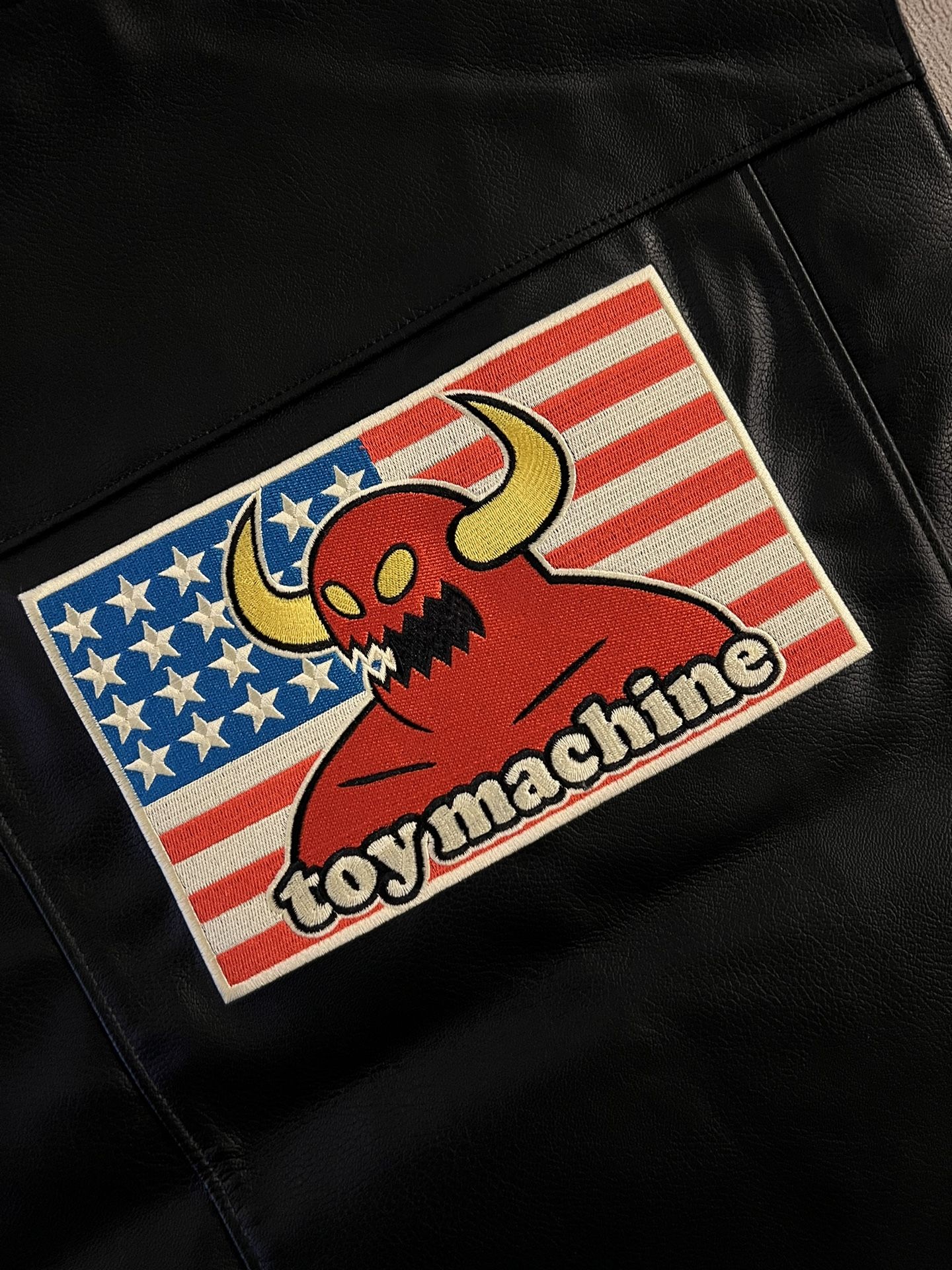 Supreme X Toy Machine Leather Vest