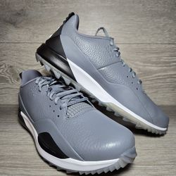 New Nike Air Jordan ADG 3 Cool Gray White Black Golf Shoes CW7242-003 Men's Sz 8