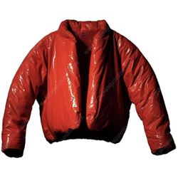 Yeezy Red Puffer jacket