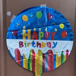 Happy Birthday Foil Balloon 18”