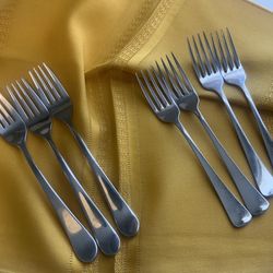 Set of 7 Stainless Forks