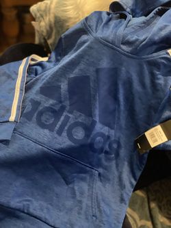 Adidas Kids' Logo Print Hoodie (New)