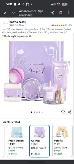 Orchid Bath bombs & Soap Gift