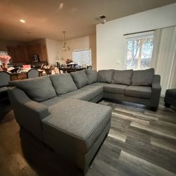 Sectional Chase Loveseat + 2 Chairs & Ottoman 