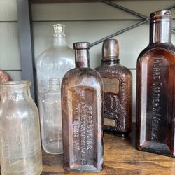 Antique Glass Bottles