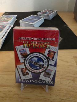 Operation Iraqi Freedom U.S. Military Heroes Playing Cards sealed