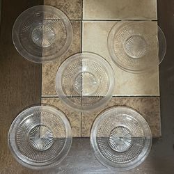 Set of 5 Vintage small plates