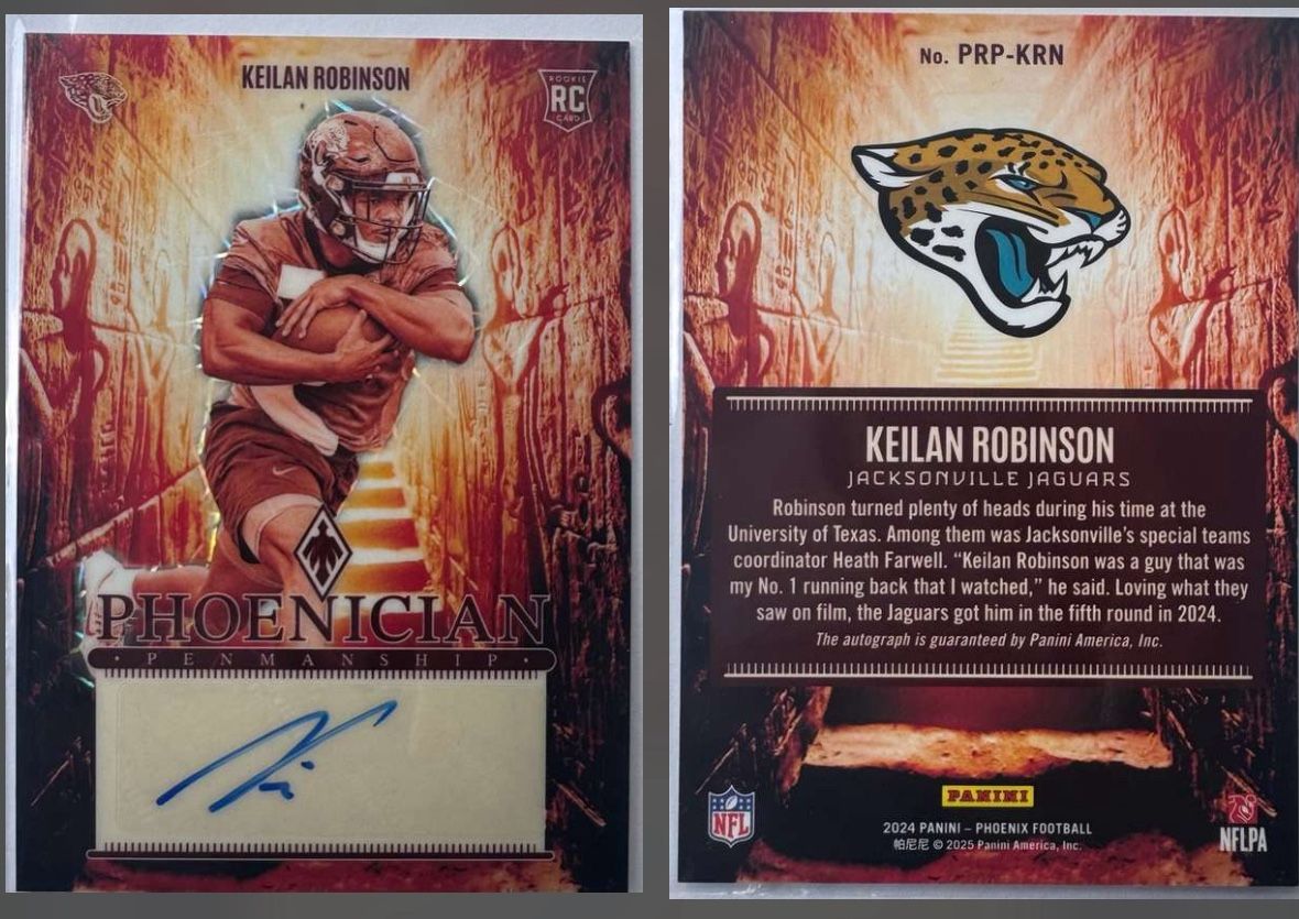 2024 Panini Phoenix - Keilan Robinson - Phoenician Rookie Penmanship