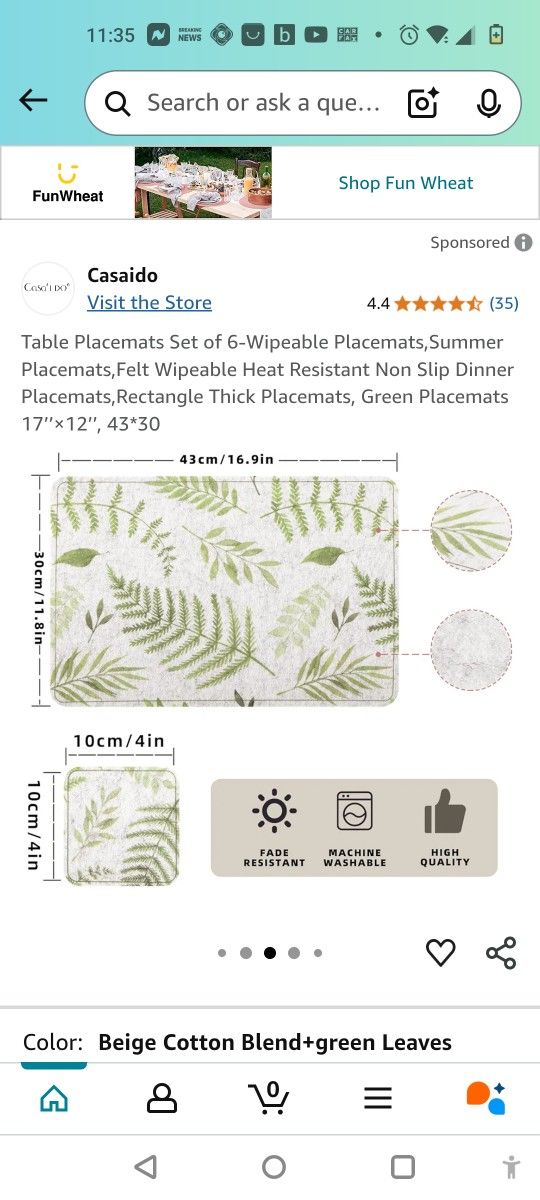 Casaido Place Mats