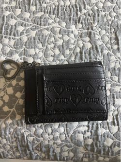 black Juicy Couture trifold wallet
