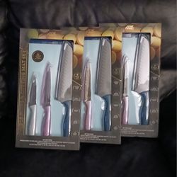 "THYME & TABLE" 8-PEICE KNIFE & CUTTING MAT SETS 