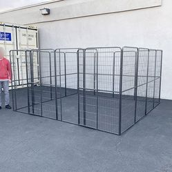 New in box $360 Heavy Duty 10x10x5ft Tall Pet Playpen 16-Panel Dog Crate Kennel Exercise Cage Fence 