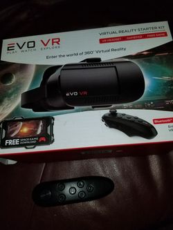 Vr headset with remote