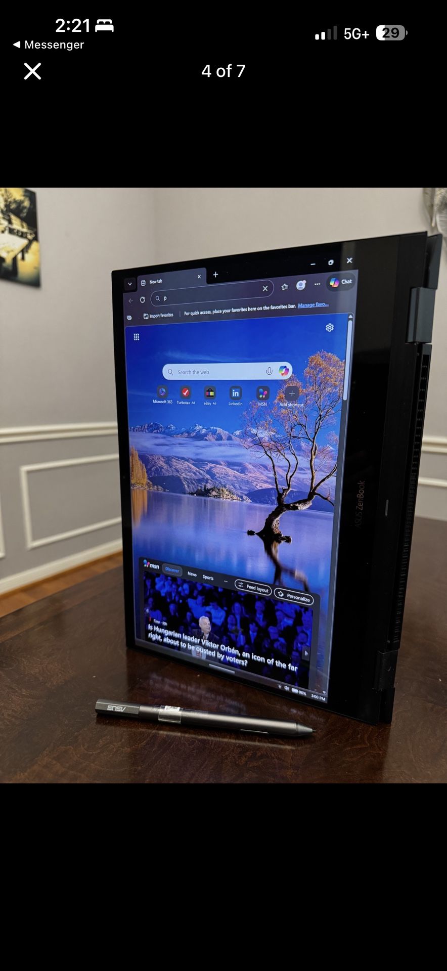 Asus Laptop Tablet 4k Oled Touchscreen