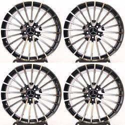 20" Staggered Mercedes-Benz AMG Wheels Rims Set of 4 20x8.5 20X9.5 5x112