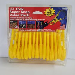 Byers 15-Piece Super Snap Value Pack #25000.

Reusable Grommet for Traps repair Traps, Add or replace missing Grommets. 
* Excellent for Traps, plasti