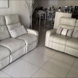 Reclining Leather Couches 