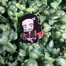 Demon Slayer Chibi Nezuko Kamado Pin – Gentle Heart, Fierce Protector ✨