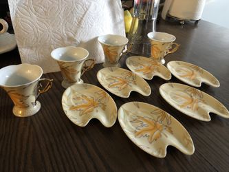 Set Te Plates And Cups