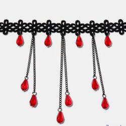 New "Blood Drops" Choker Necklace