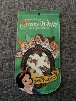 Vintage Snow White Stickers Sealed