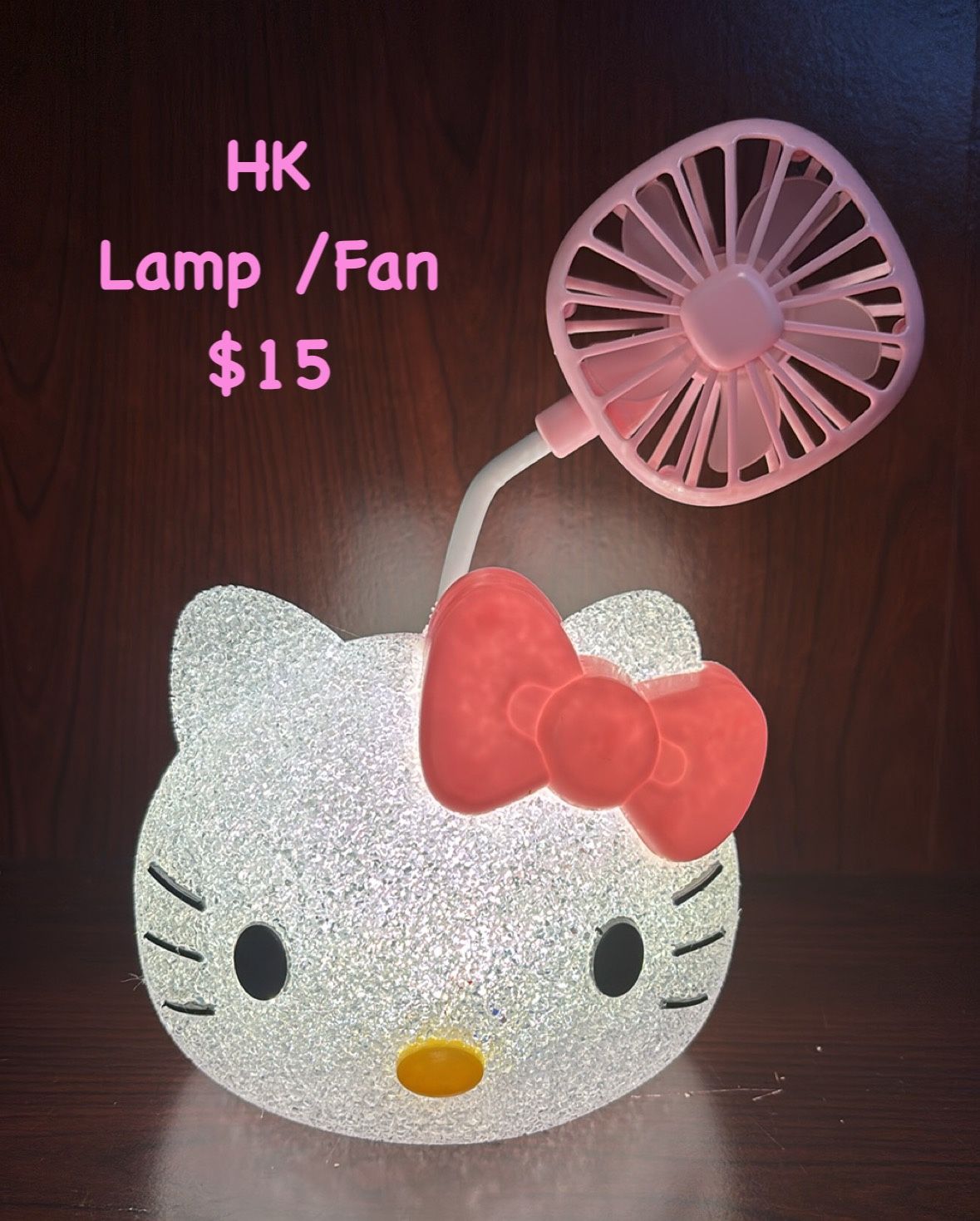 Hello kitty Lamp/fan
