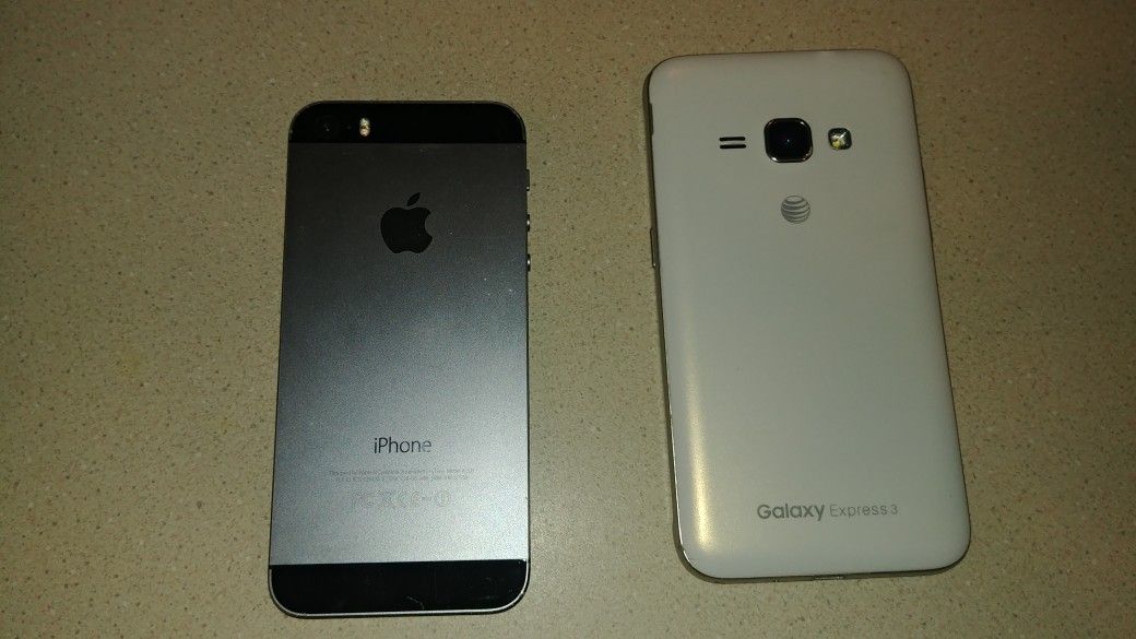 I-Phone 5 & Samsung Galaxy Express 3