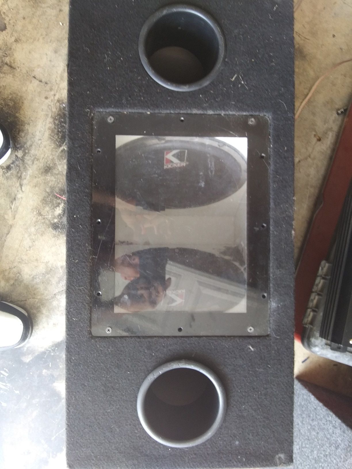 Kicker 10" subs in Kicker made bandpass box