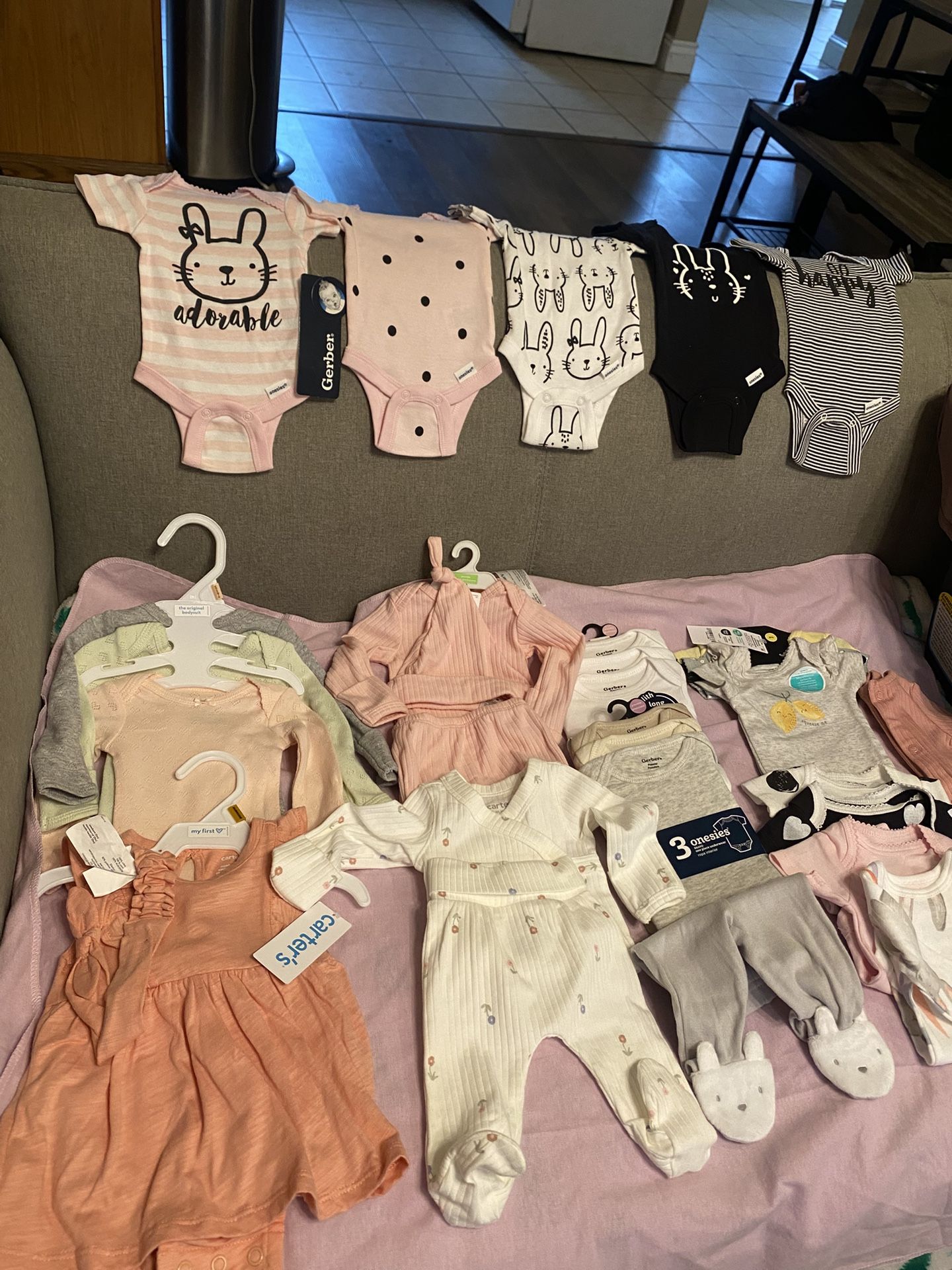 New Baby Girl Preemie Lot