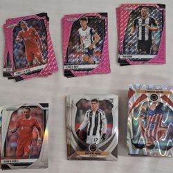 Panini Prizm EPL Pink Parallel Lot ⚽ Van Dijk + Archie Gray RC + Rookies Inserts