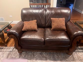Leather couch for sale