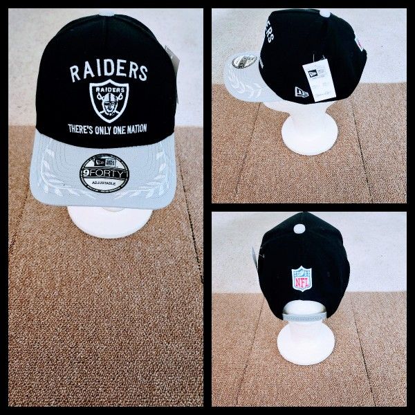 LAS VEGAS RAIDERS NFL FOOTBALL π SNAPBACK HAT.