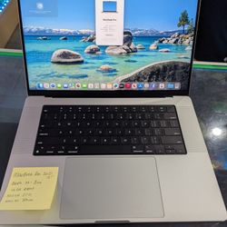 Apple MacBook Pro 16" 2021 M1 Pro 16GB Ram 512GB SSD macOS Tahoe Apple Charger.