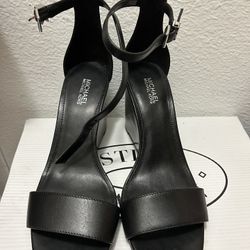 Michale Kors Black Wedge Sandals