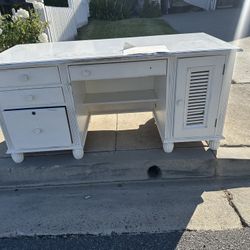 Free Desk Solid Wood 