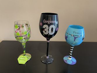 Brand New Novelty Gift Wine Glasses