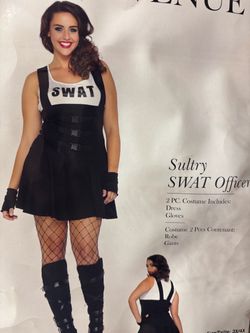 New, Women’s Plus Size SWAT Costume size 3X-4X