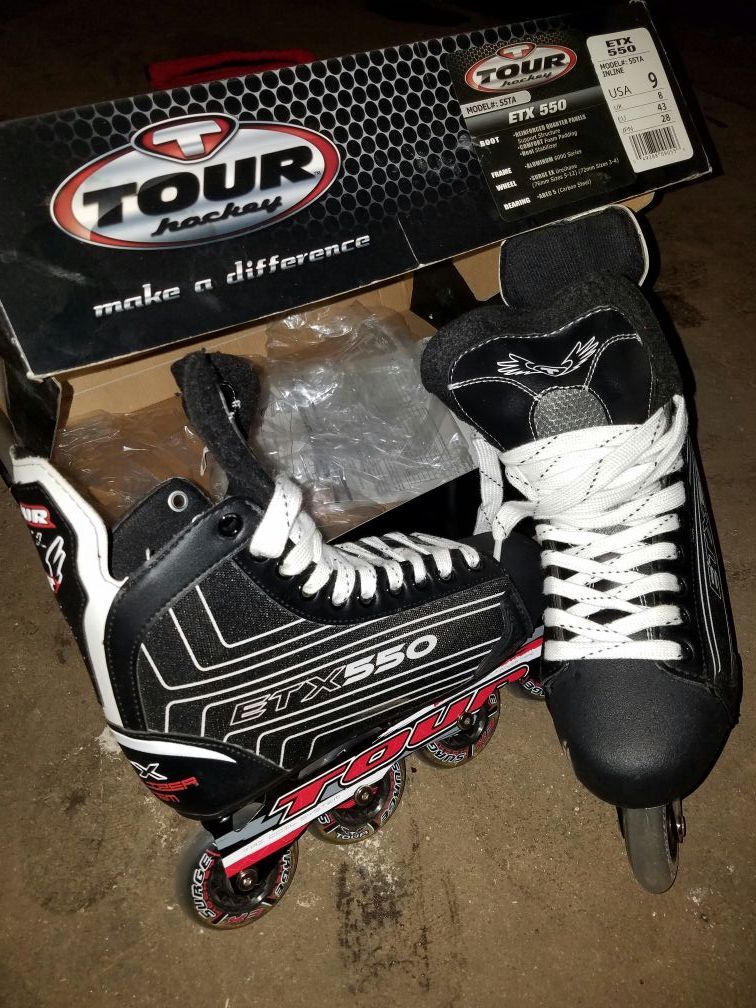 Brand new in line rollerblades