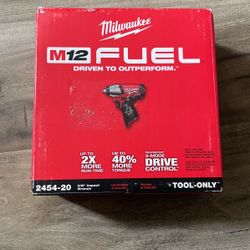 Milwaukee M12 Fuel Impact Wrench