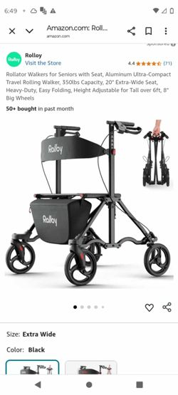 ROLLOY ROLLATER WALKER