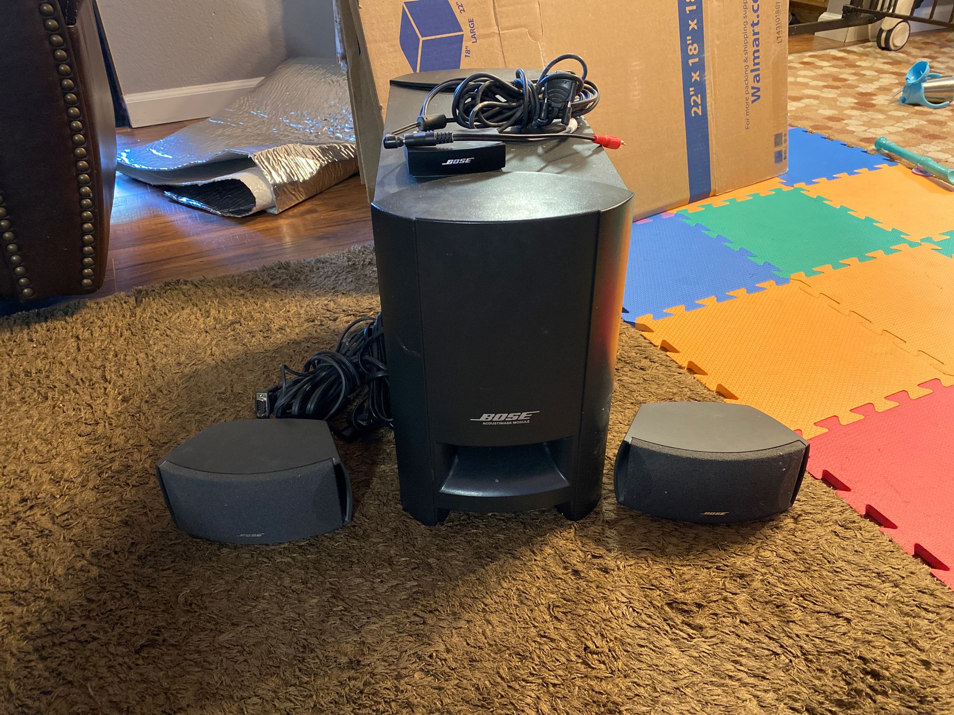 Bose speaker and subwoofer
