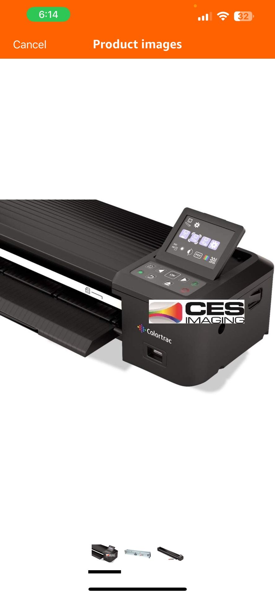 Colortrac SmartLF 36-inch wide color scanner