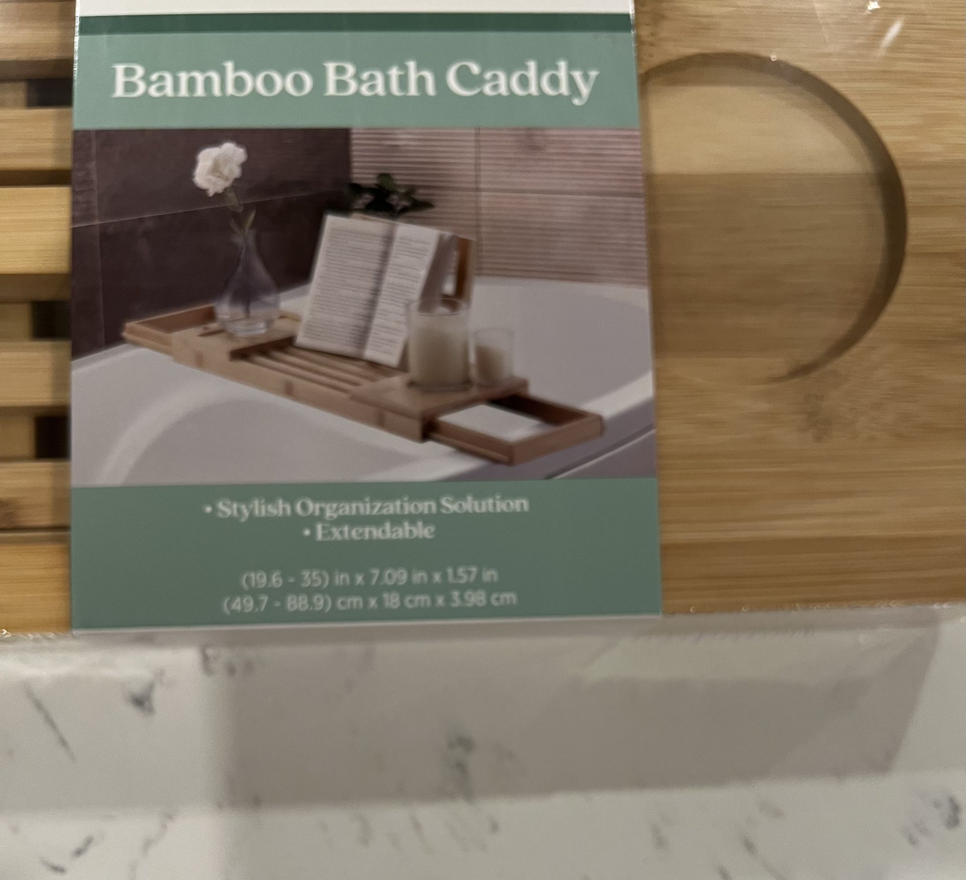 Bamboo Bath Tray Caddy