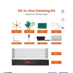 Chimney sweeping kit