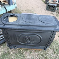 Cast Iron Wood-Burning Stove