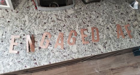 Engaged AF Wedding Party Decor Letters